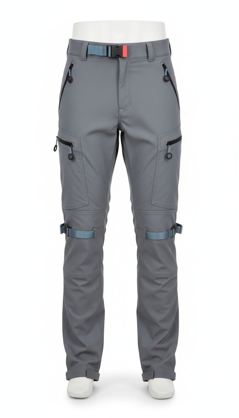 Technical Cargo Pants in Concrete Grey