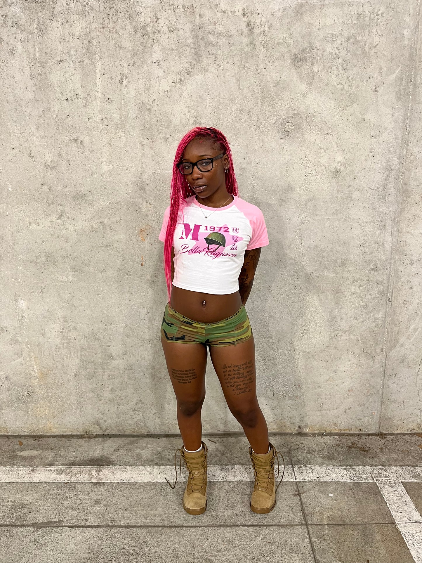 “Militia” baby tee