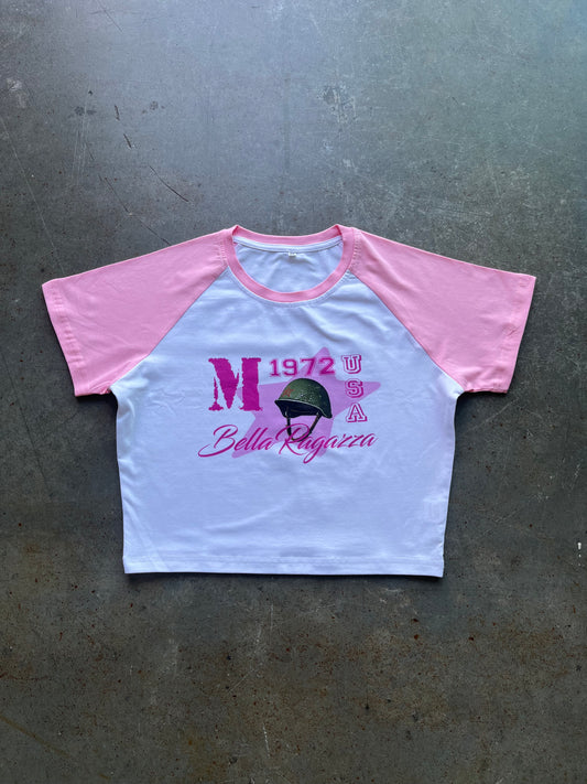 “Militia” baby tee