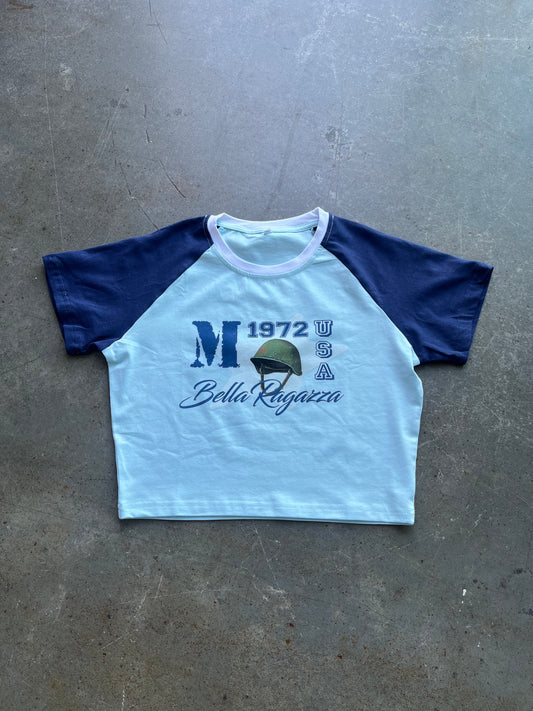 “Militia” baby tee