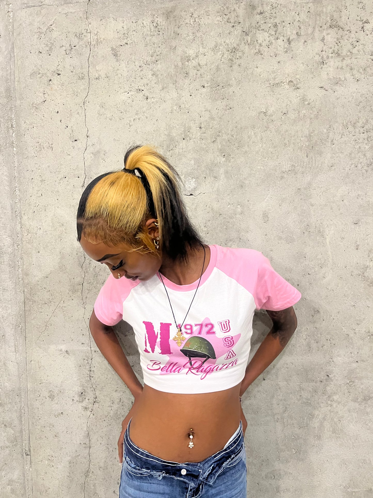 “Militia” baby tee